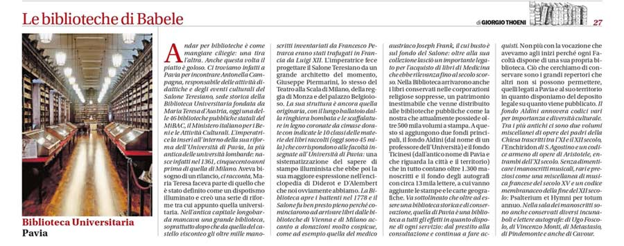 Corriere del Ticino 5 luglio 2019