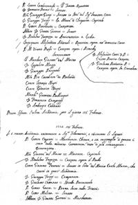 Libro de Convocati e Decreti dell’Accademia degli Affidati 1761- 1772, Biblioteca Universitaria di Pavia, Ticinesi 533.3⁄571