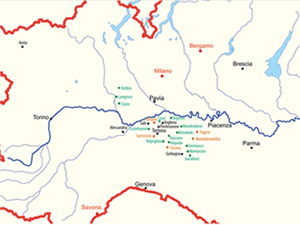 località di provenienza dei Lombardi trasferitisi a Corleone